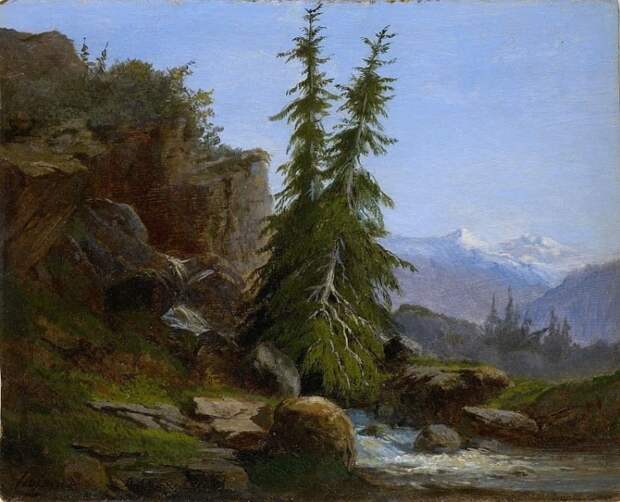 художник Alexandre Calame (Александр Калам) картины – 13