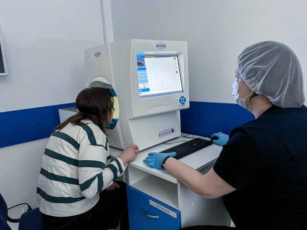 В ОКБ им. Семашко появилось современное оборудование для диагностики зрения