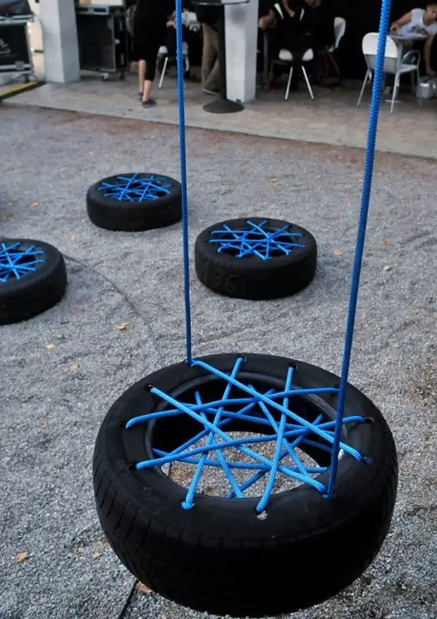 Поделки из шин — интересные и креативные идеи украшения сада и участка