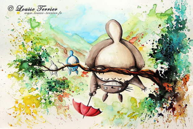 Фантазийные рисунки Louise Terrier
