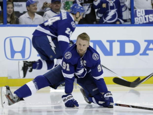 Стивен Стэмкокс на разминке