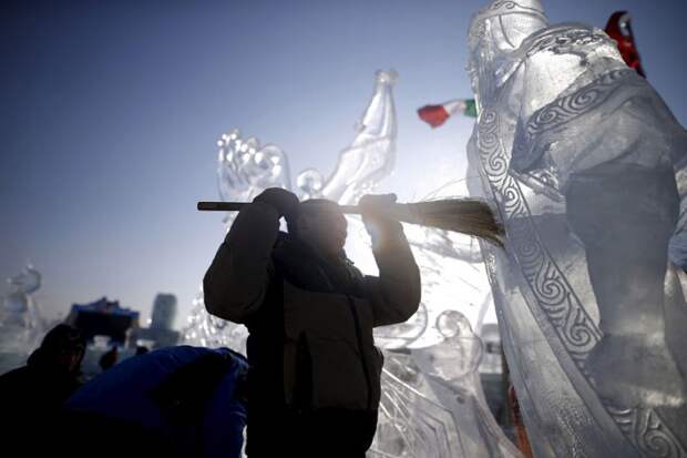 Ледяное королевство в Харбине Ледяная  скульптура, факты