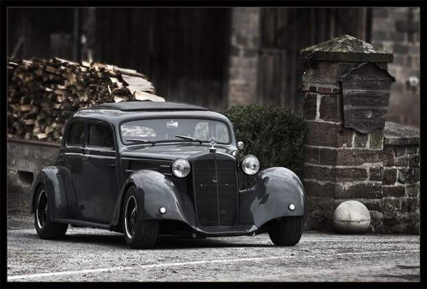 Hot Rod на базе раритетного Mercedes 170S (11 фото)