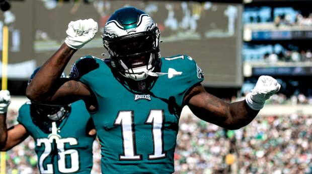 AJ Brown Gets Randomly Drug Tested After Monster Performance