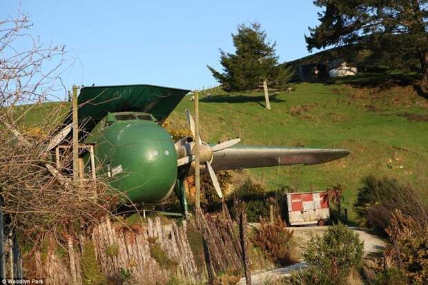 Woodlyn Park, Северный остров, Новая Зеландия Отели мира, авиа, вертолеты, вторая жизнь вещей, необычное жилье, необычные отели, самолеты, туристу на заметку