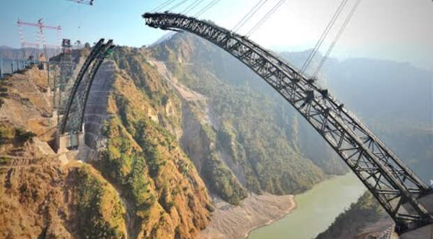 Как тебе такое, Китай? Индия строит самый высокий железнодорожный мост в мире