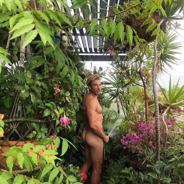 Популярный Instagram-аккаунт с полуголыми мужчинами и растениями