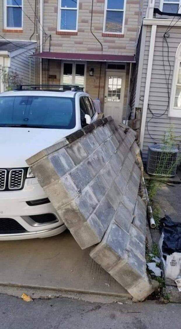 Странные и необычные аварии и ДТП