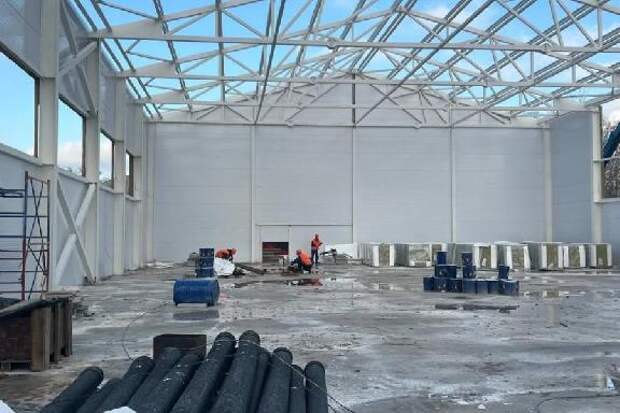Новый спортобъект на улице Рязанской в Тамбове планируют сдать до конца года