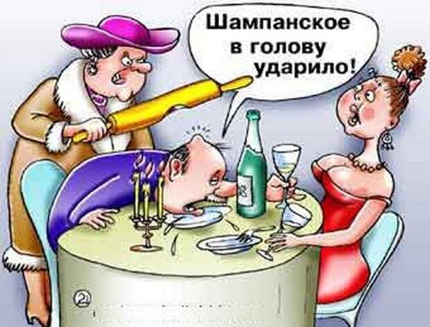 Карикатуры про алкоголь (ФОТО) Бабам - нет!