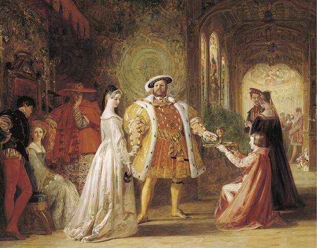 Первая встреча Генриха VIII с Анной Болейн. Худ. D. Maclise, 1835 г. | Фото: turambar.ru. Первая встреча Генриха VIII с Анной Болейн. Худ. D. Maclise, 1835 г. | Фото: turambar.ru.