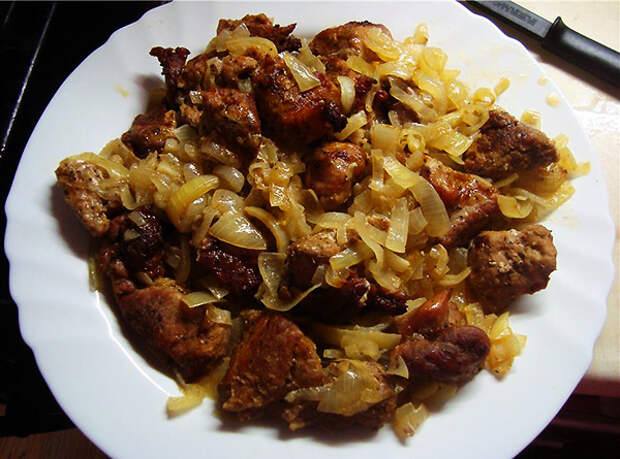 "Шашлык" с наивкуснейшей картошечкой,  приготовленные в духовке