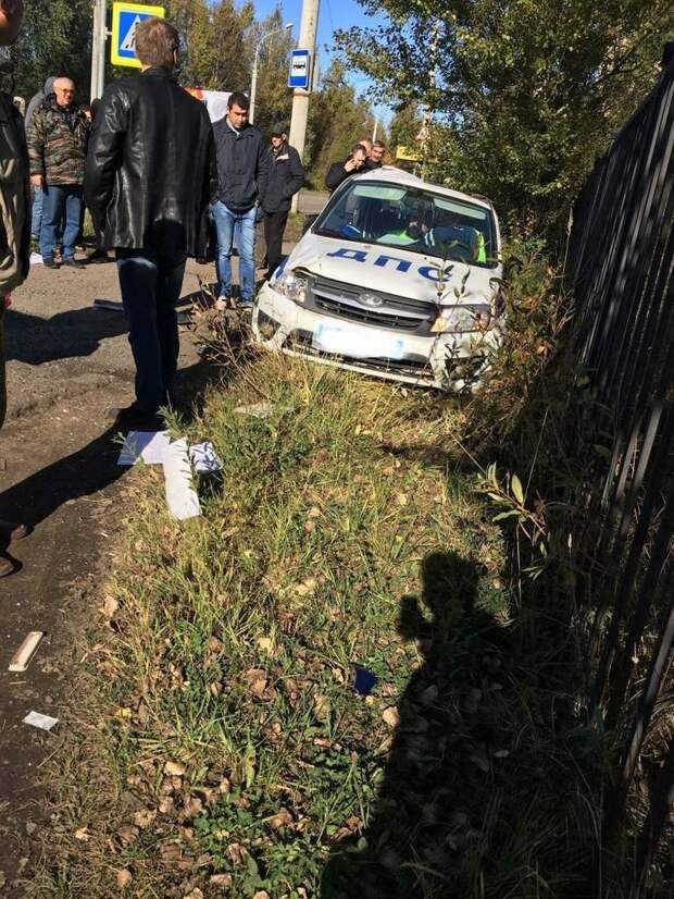 Авария дня. Полицейские погнались за нарушителем и устроили серьезное ДТП авария, авто, авто авария, видео, гибдд, дтп, массовое дтп, спецчигнал