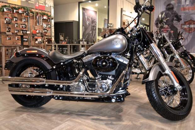 Мотоцикл Softail Slim Harley-Davidson harley, harley-davidson, slim, мото, новосибирск, станционная