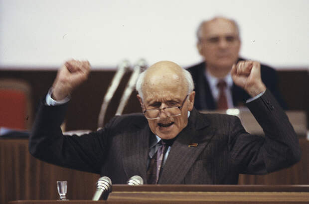 Сахаров на Съезде народных депутатов СССР (май-июнь 1989 года).