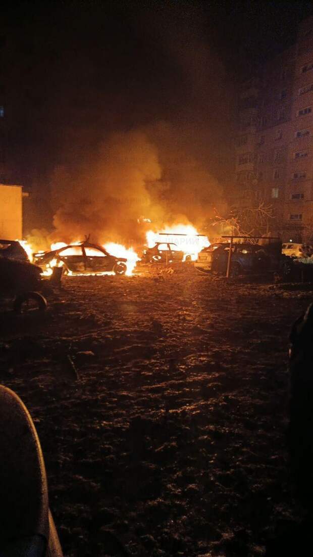 Запорожье ночью