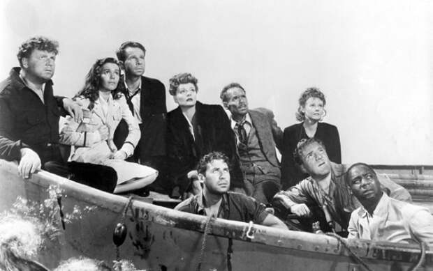 Уолтер Слежак (Walter Slezak), Мэри Андерсон (Mary Anderson), Хьюм Кронин (Hume Cronyn), Таллула Банкхэд (Tallulah Bankhead), Джон Ходиак (John Hodiak), Генри Халл (Henry Hull), Хизер Энджел (Heather Angel), Уилльям Бендикс (William Bendix), Кэнэда Ли (Canada Lee)