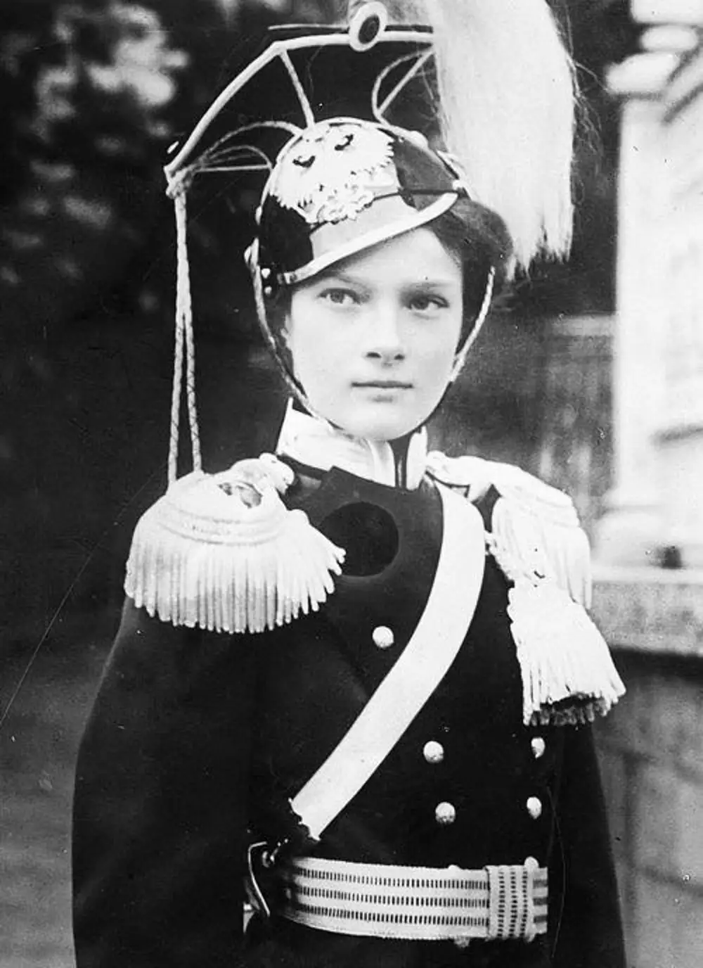 Великая Княжна Татьяна Николаевна в военной форме