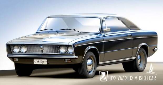 Muscle Car из ВАЗ 2103. Muscle Car из ВАЗ 2103. автомобили, ваз, газ, концепты, российские автомобили, уаз