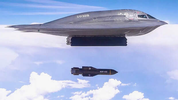 Бомбардировщики-невидимки B-2 применяют сверхмощные GBU-57 в Йемене