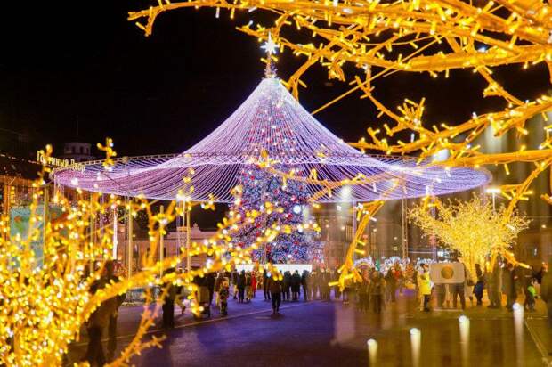 Тульская новогодняя ёлка заняла второе место в голосовании "Ёлка России"