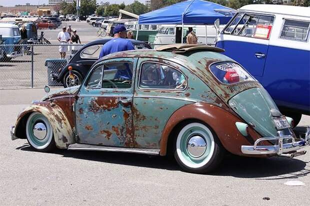 Модная ржавчина: Volkswagen Beetle Rat Look beetle, rat-look, volkswagen, vw beetle, авто, автомобили, ржавчина, тюнинг