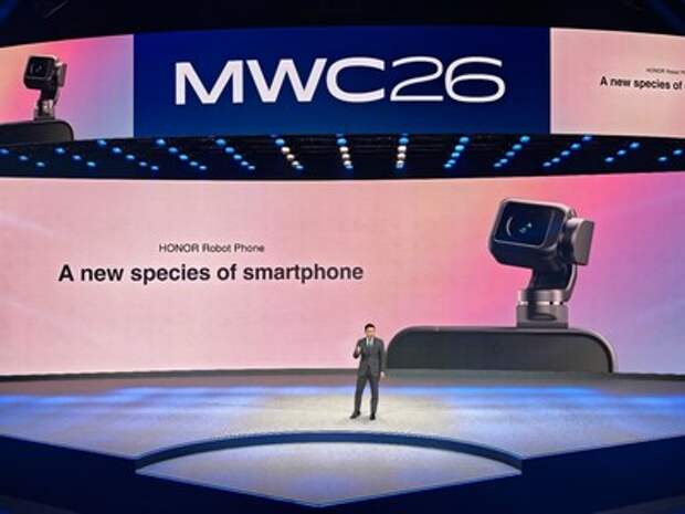 Генеральный директор HONOR становится центром внимания на MWC 2026, а Robot Phone получает восторженные отзывы за инновации и интеграцию ИИ