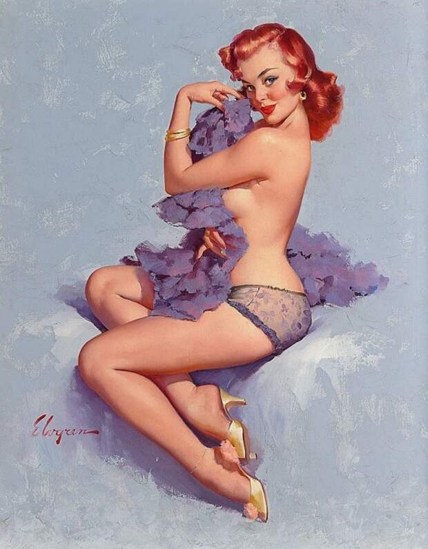 художник Джил Элвгрен (Gil Elvgren) пин ап картины – 12