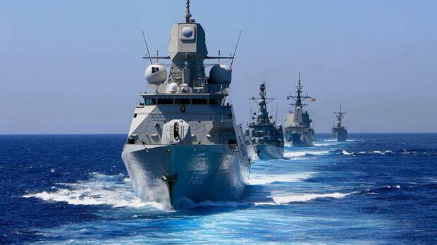 Флот НАТО в Черном море. Источник изображения: 