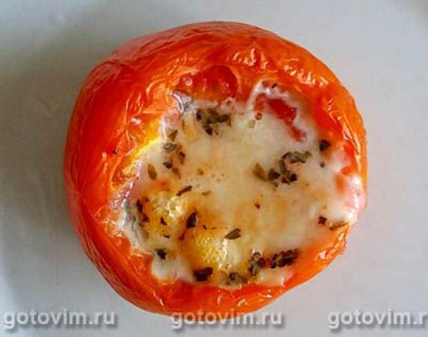Яйца, запеченные в помидорах в духовке, Шаг 03