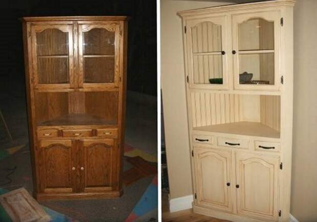 Такой шкаф прослужит еще не один год до и после, идея, мебель, ремонт, своими руками, фантазия