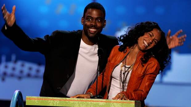 Jada Pinkett Smith and Chris Rock