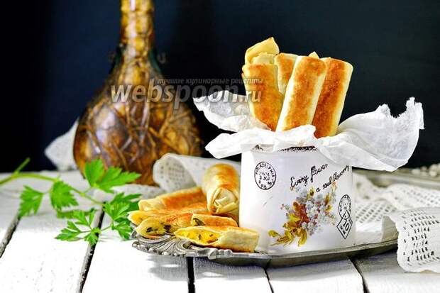 Фото Сырные палочки из лаваша