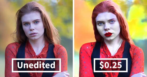 Here’s How Different The Results Are After You Hire A Photo Retoucher For $0.25, $5 And $10