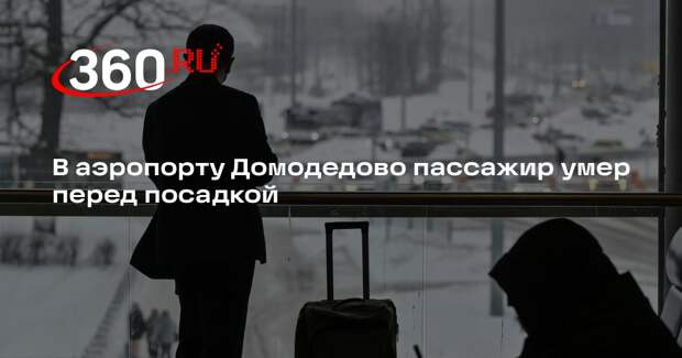 В аэропорту Домодедово пассажир умер перед посадкой