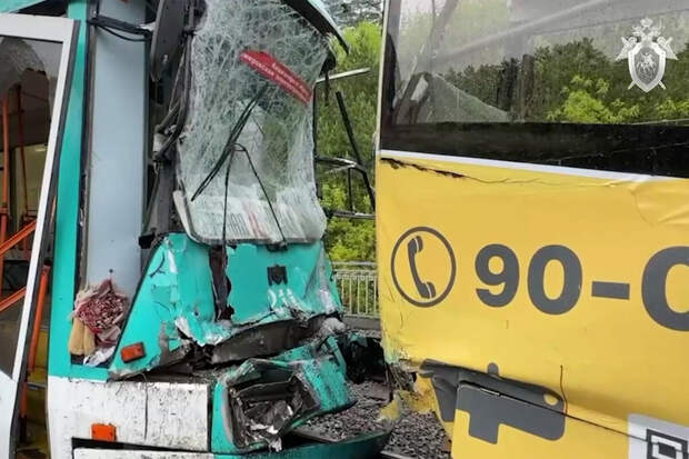 РИА: в ДТП с трамваями в Кемерове пострадали пятеро детей