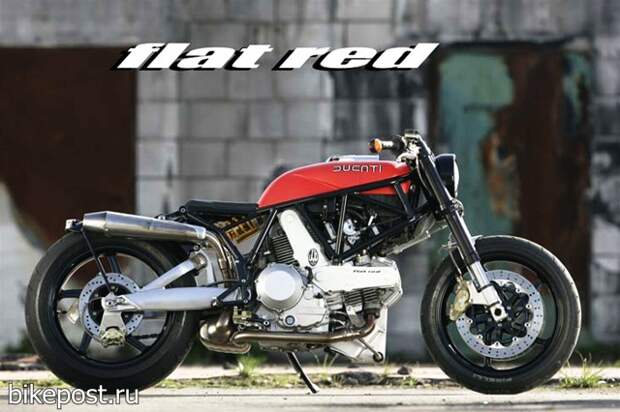 Кастом Ducati Flat Red