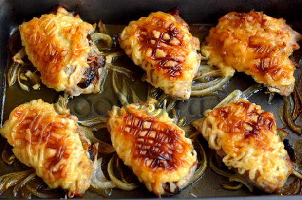 мясные ушки в духовке