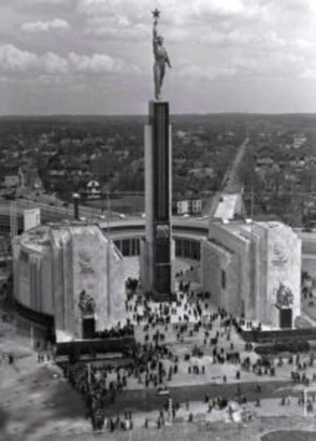 Павильон СССР на Всемирной выставке в Нью-Йорке 1939 г.