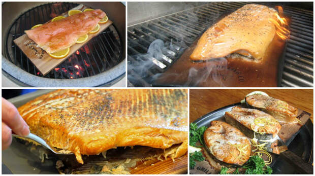 Итак, готовим лосось на кедровой доске: вкуснятина, гриль, рецепты, угли