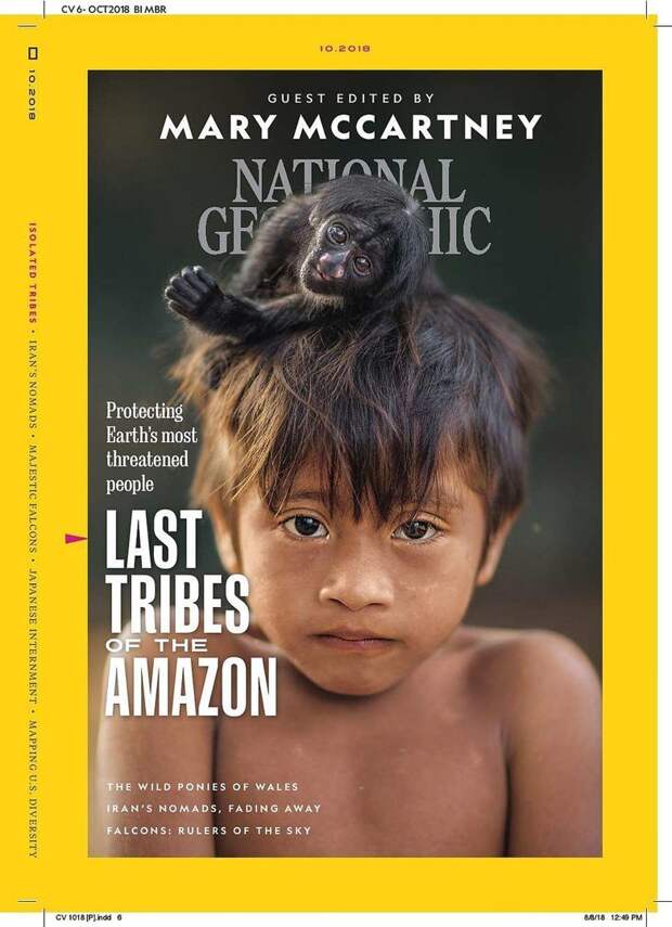 Октябрьский выпуск National Geographic посвящен коренному племени Бразилии Ава Амазония, бразилия, жизнь, племя, уязвимость, фото, фотомир