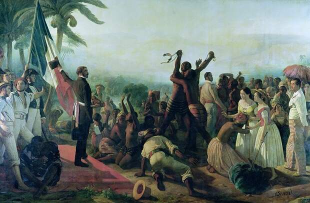 Франсуа Огюст Бияр - Провозглашение упразднении рабства во французских колониях двадцать третьего апреля одна тысяча вос