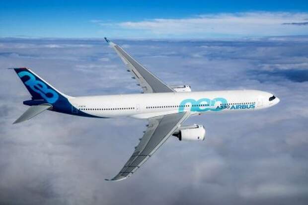 Airbus A330-900 во время первого полёта 19 октября 2017 года