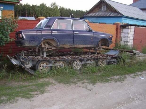 Сумасшедшие транспортные средства (21 фото)