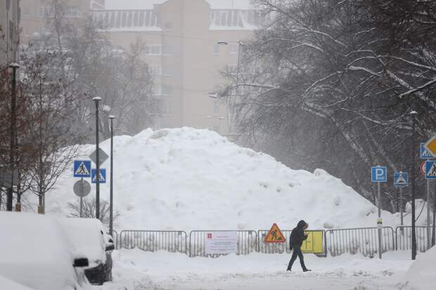 Леус: 25 февраля Москва может побить рекорд по высоте сугробов