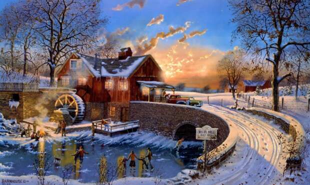 картины художника Dave Barnhouse-16 художник Dave Barnhouse-16