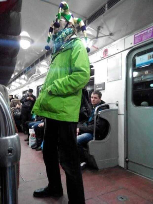 чудики из общественного транспорта, мода метро