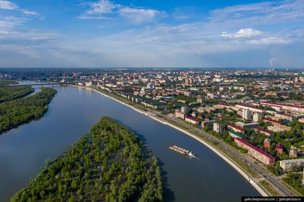 Фото Омска с высоты