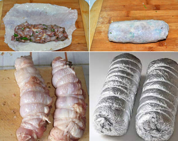 куриный рулет в духовке