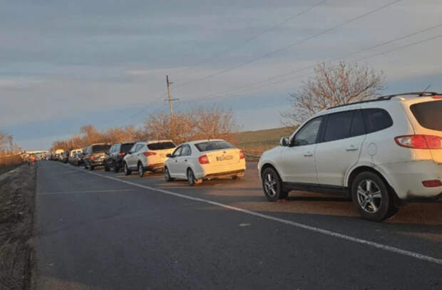 На трассе Одесса – Рени в направлении Молдовы образовались большие пробки и очереди